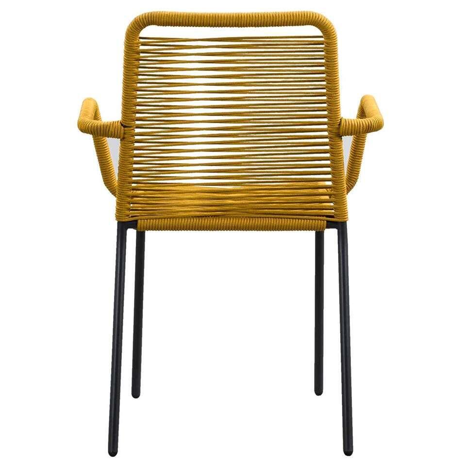 Le Sud chaise empilable Lunas - jaune ocre