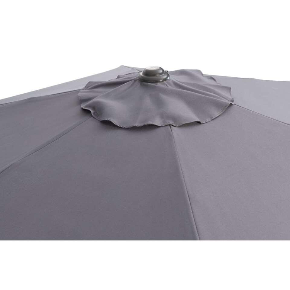 Le Sud parasol Blanca - couleur anthracite - Ø250 cm