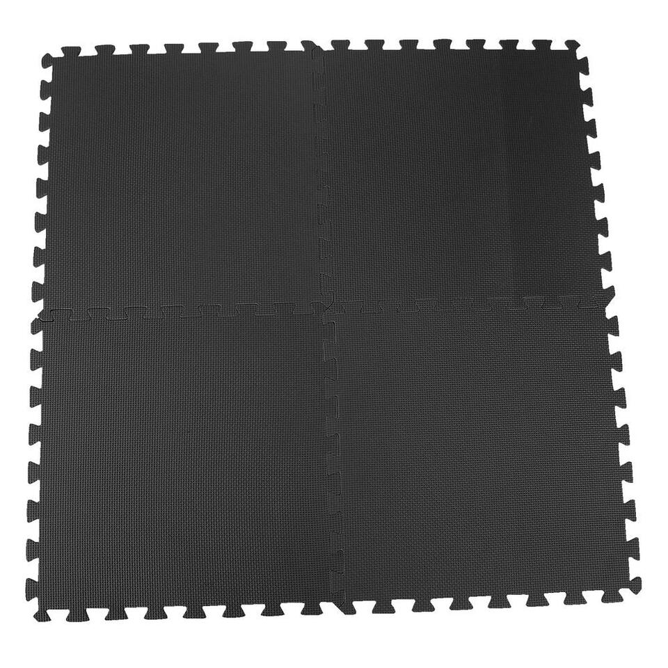 Dalle de protection pour piscine - grise - 50x50x0,8 cm (8 pièces)