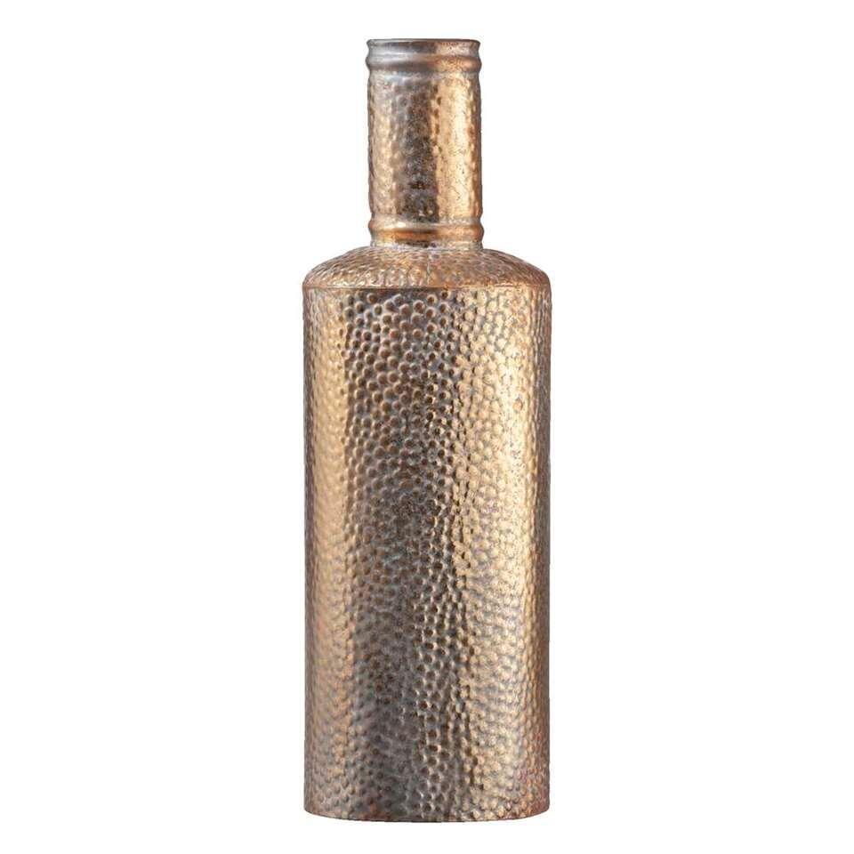 Vase Gustav - métal doré - 52,7xØ17 cm