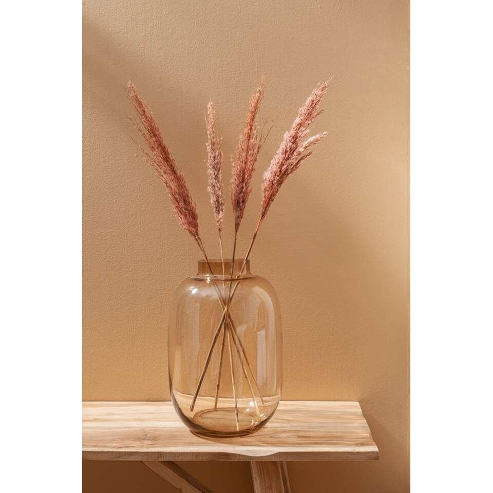 Vase Lucca - verre brun - 35xØ24 cm