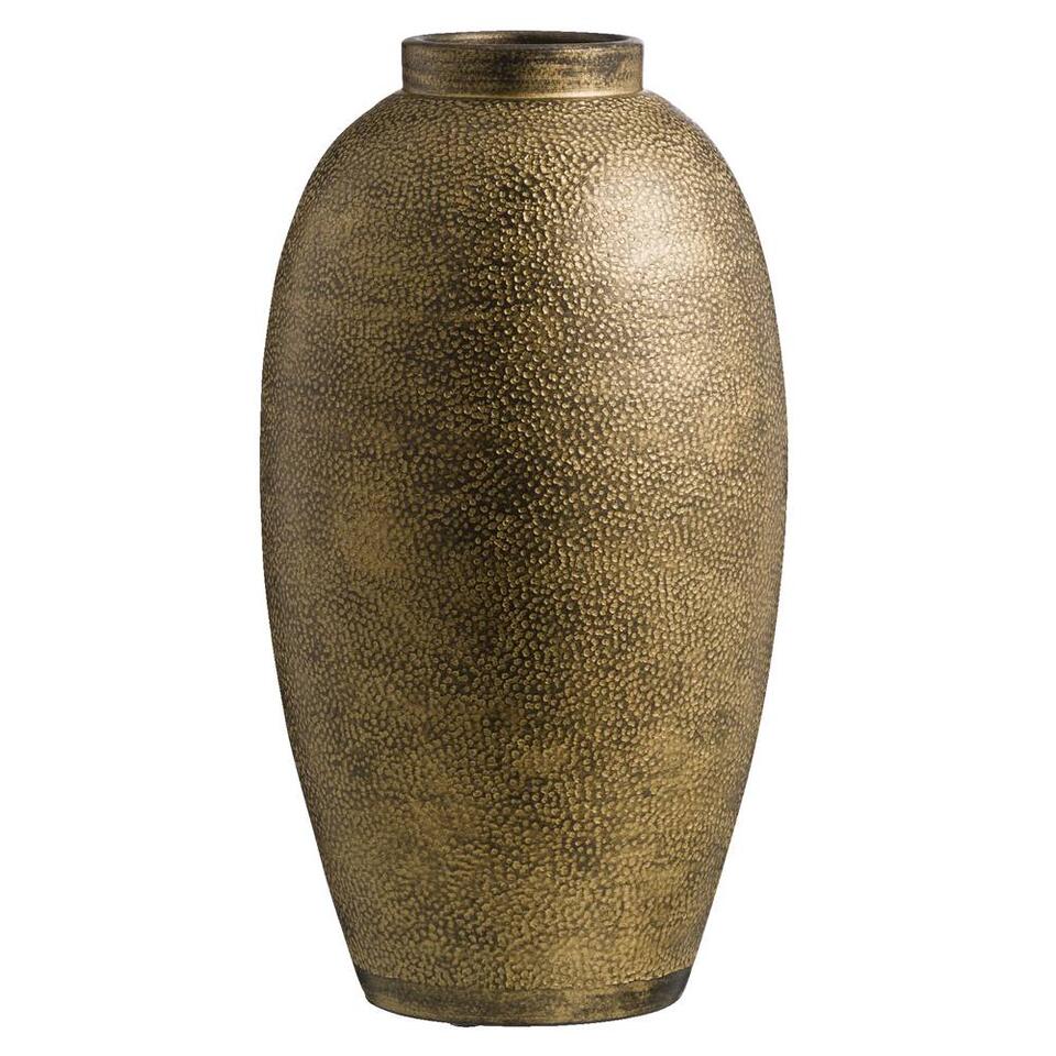 Vase Thimothy - couleur or - 40xØ23 cm