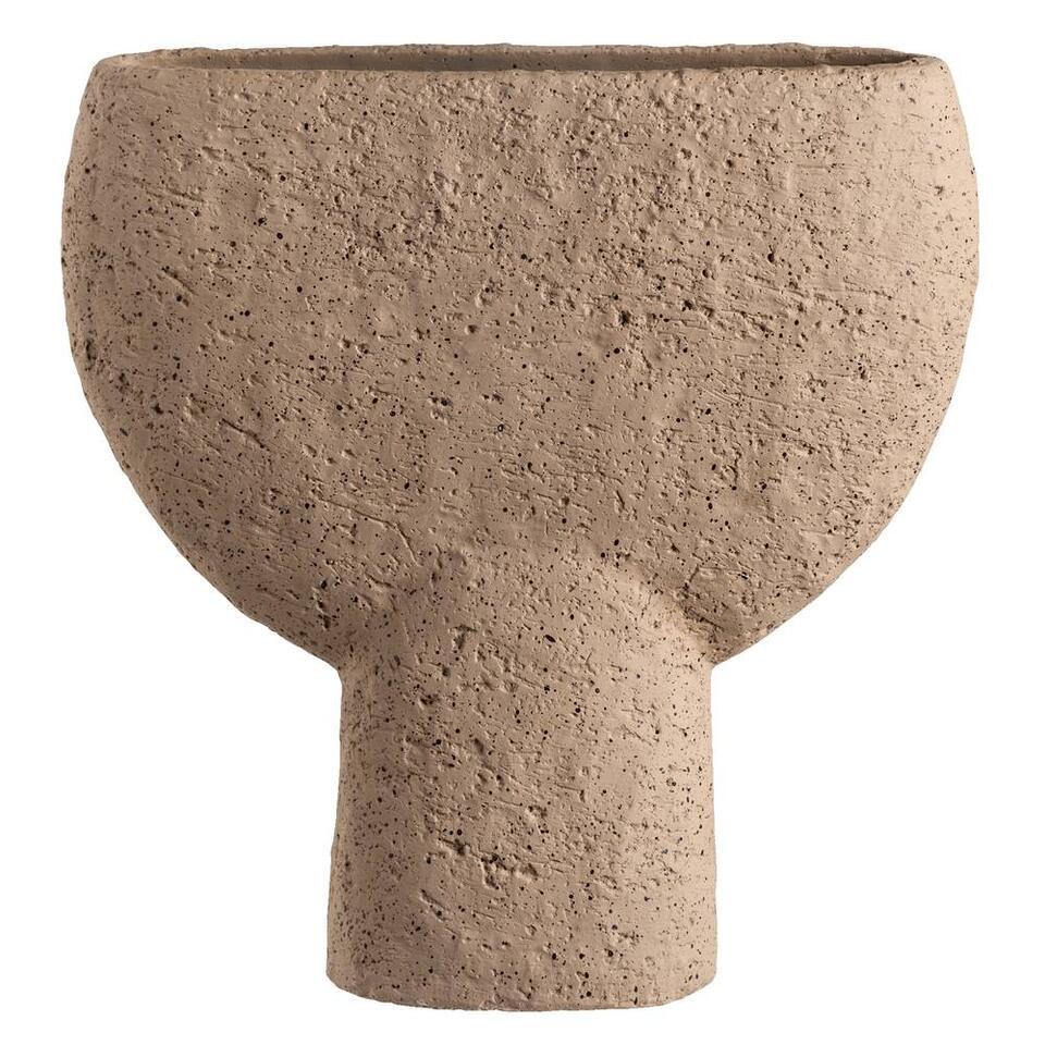 Vaas Cement - bruin - 25x7,5x25,5 cm