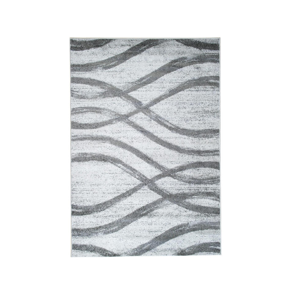 Tapis Florence Ondulations Grisgris Clair 160x230 Cm