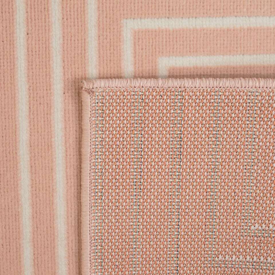 belegd broodje niets Elke week Tapijt Charlton - roze - 80x213 cm | Leen Bakker