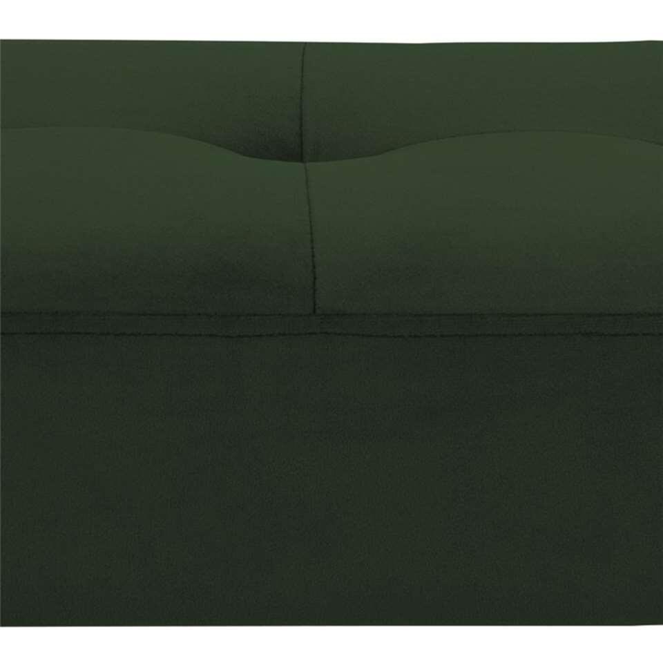 Bankje Gaby - stof Vic - groen - 45x95x38 cm