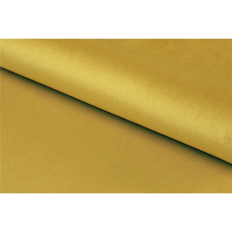 Bankje Gaby - stof Vic - geel - 45x95x38 cm