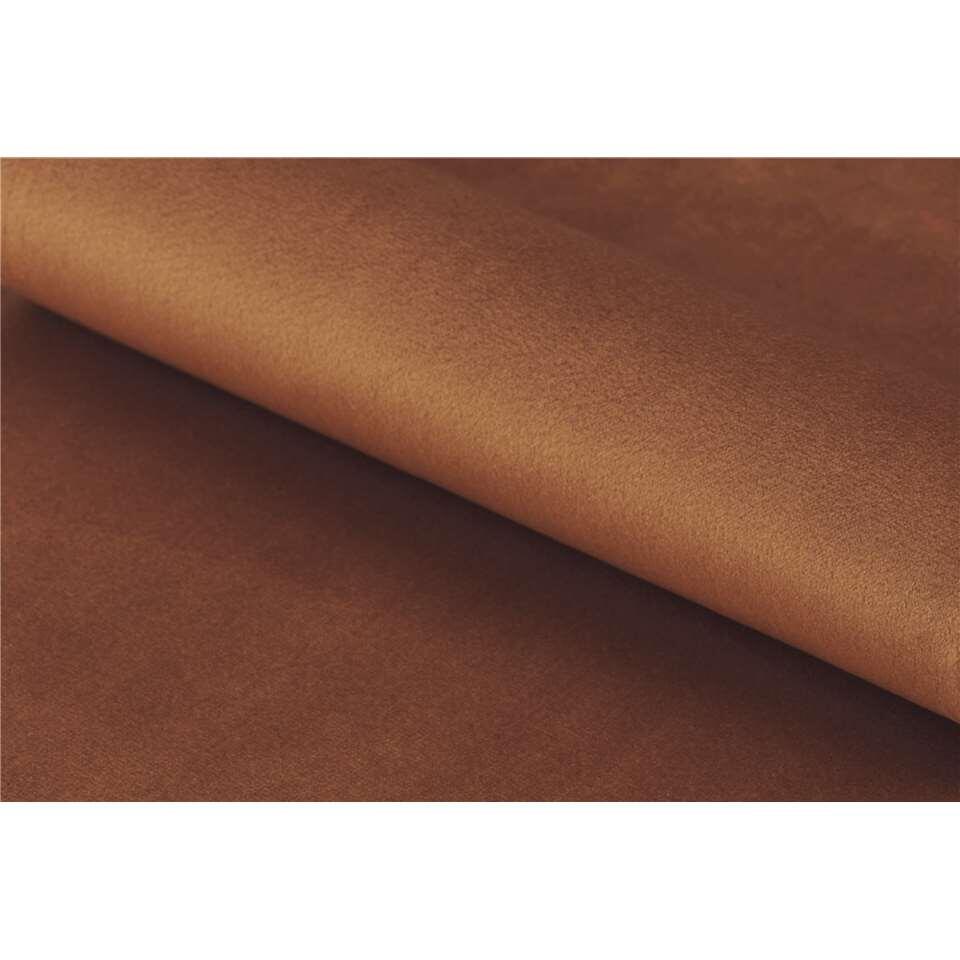 Banc Gaby - tissu Vic - couleur cuivre - 45x95x38 cm