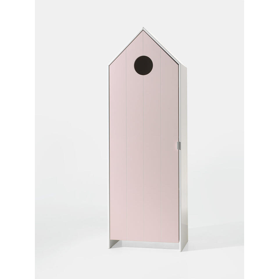 pindas Matig Moment Vipack kleerkast Casimi 1 deur - roze - 171,5x57,6x37 cm | Leen Bakker