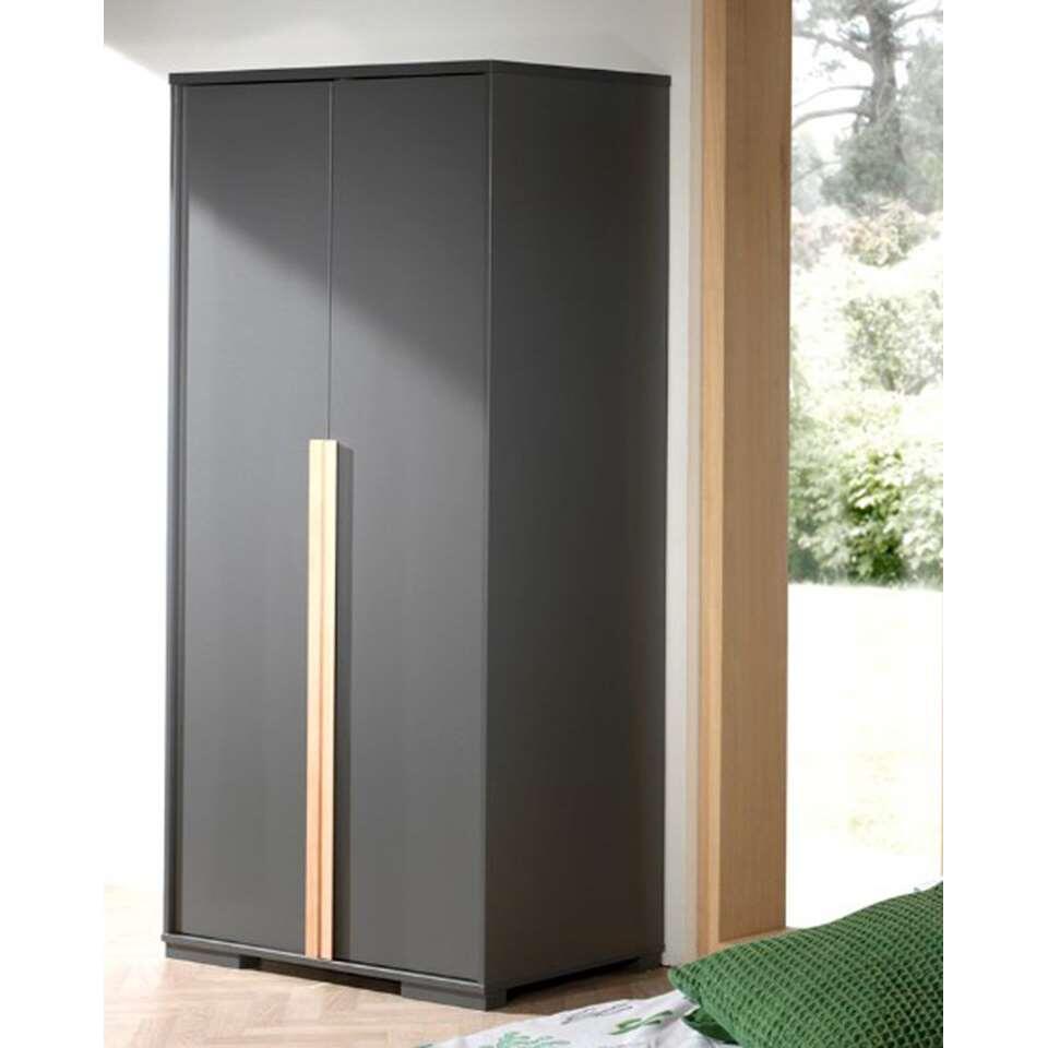 Vipack garde-robe 2 portes Londen - couleur anthracite - 195,2x98,4x56 cm product