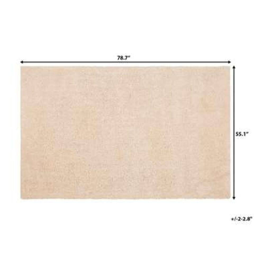 Tapis beige clair 140 x 200 cm DEMRE