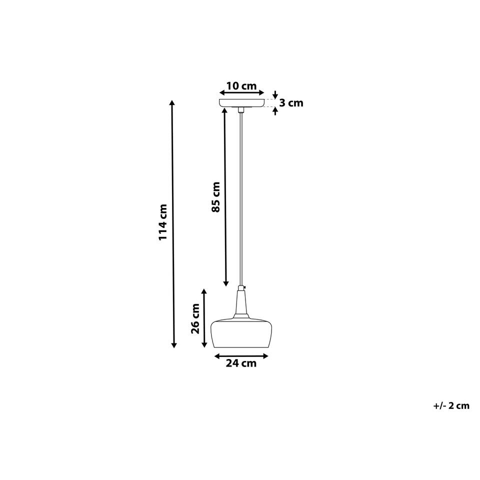 Lampe suspension blanc Burano