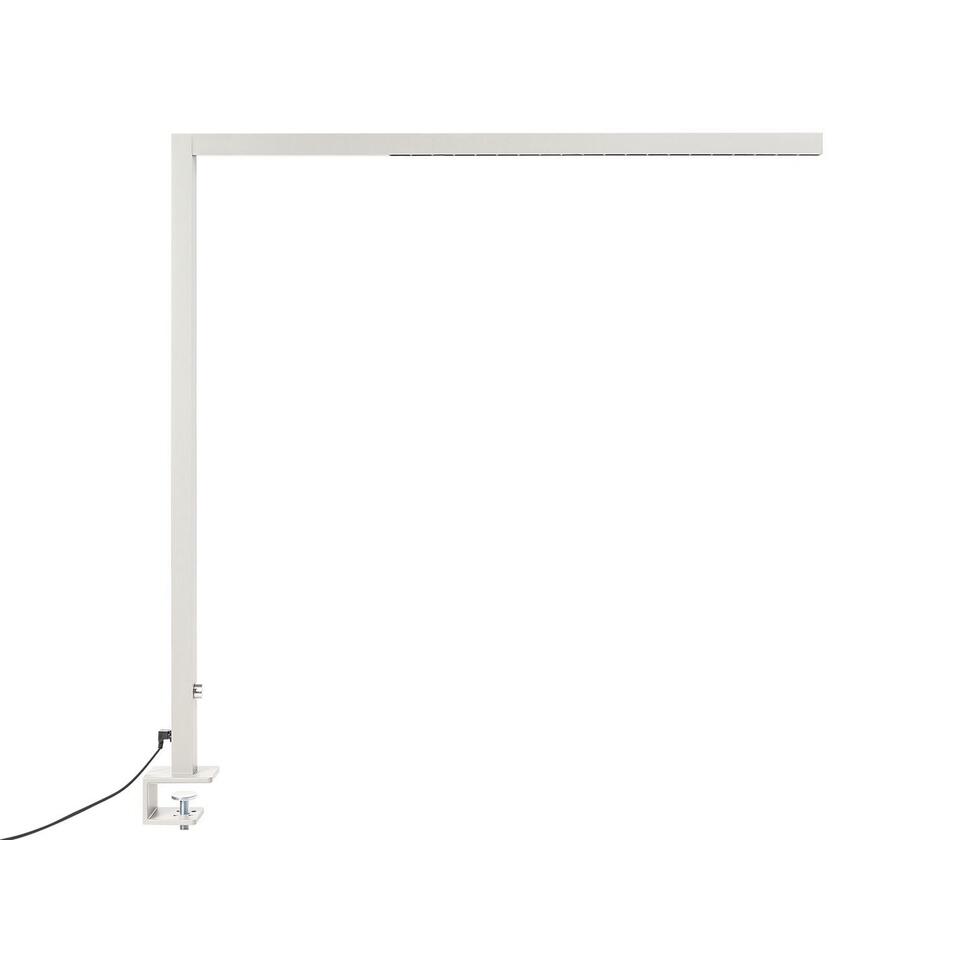 Lampe de bureau LED à pince en métal noir OCTANT 