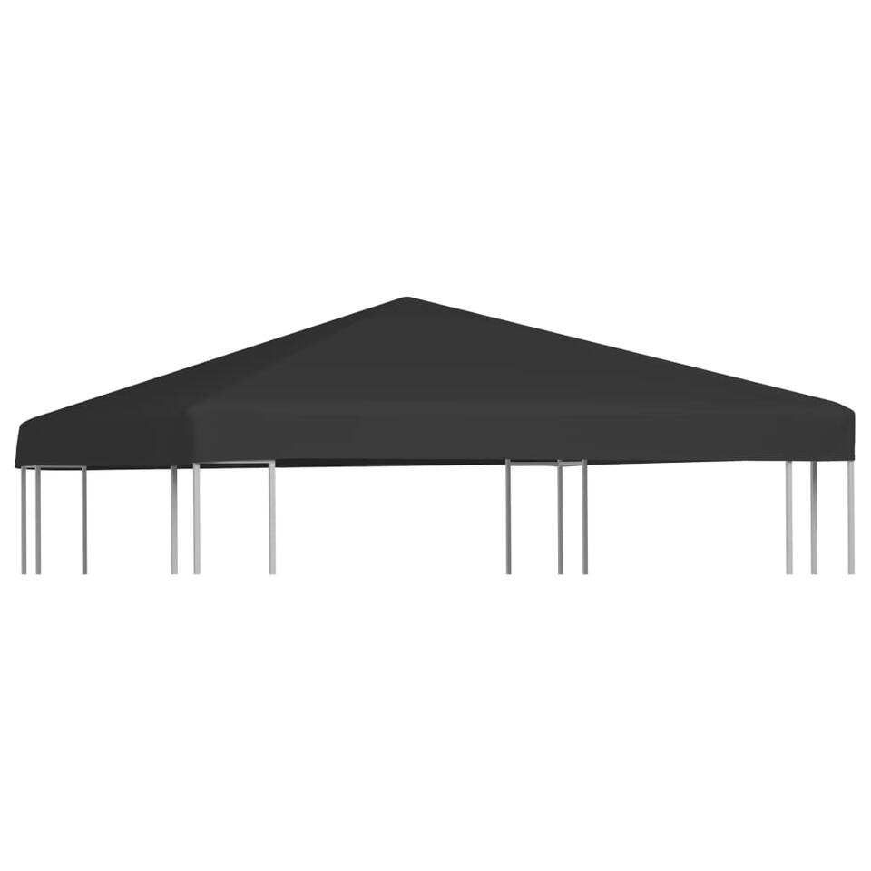 Toit de tente de réception 3x3 m Vert 270 g/m²